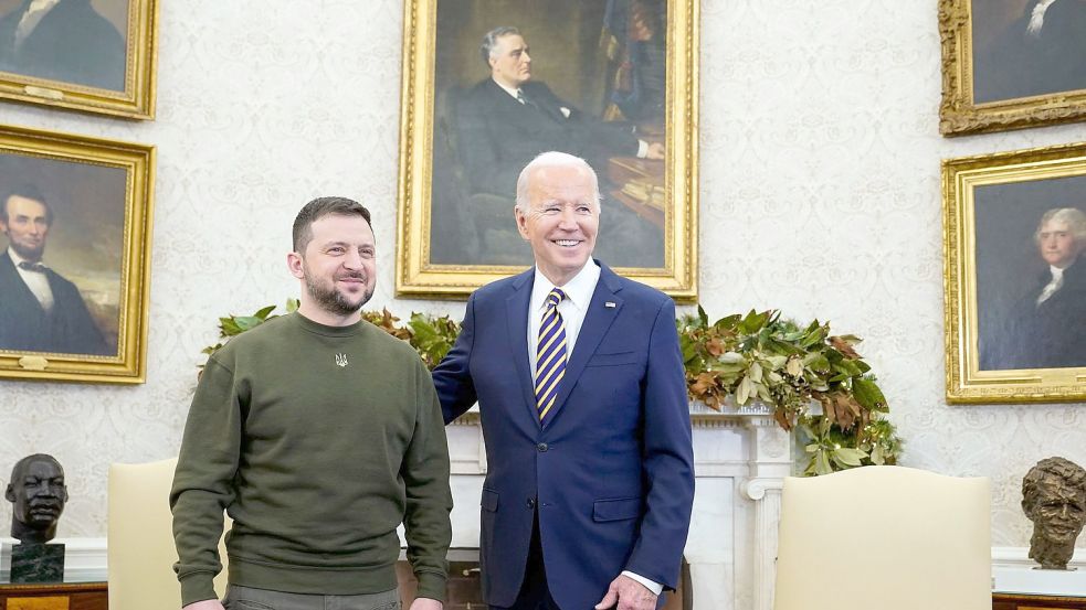 Usa Ukraine Selenskyj In Washington Biden Sichert Unterst Tzung Zu