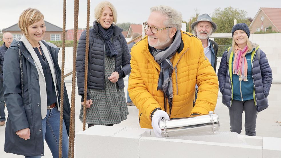 Hage Grundstein F R Station Res Hospiz Gelegt Ostfriesen Zeitung