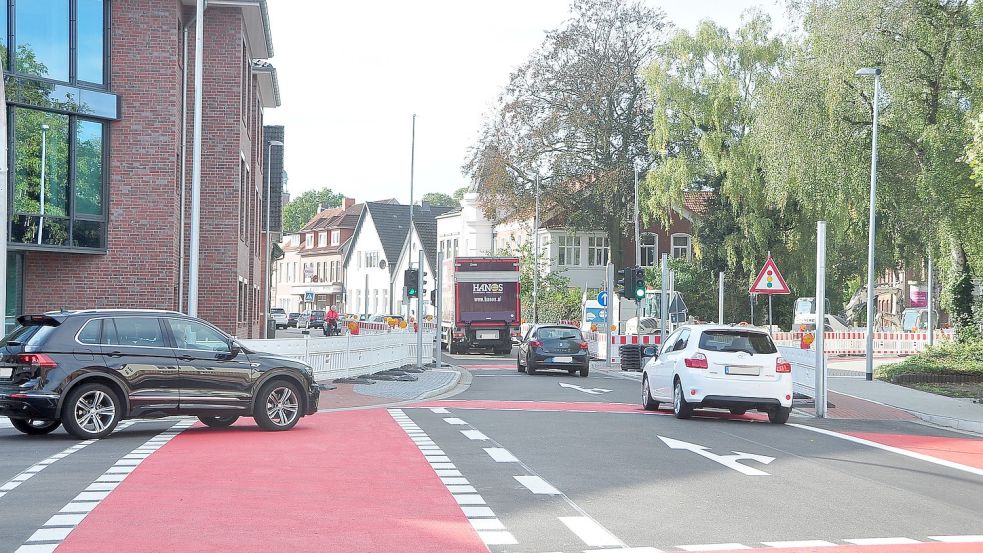 Verkehr in Leer Friesenstraße wird für den Verkehr gesperrt