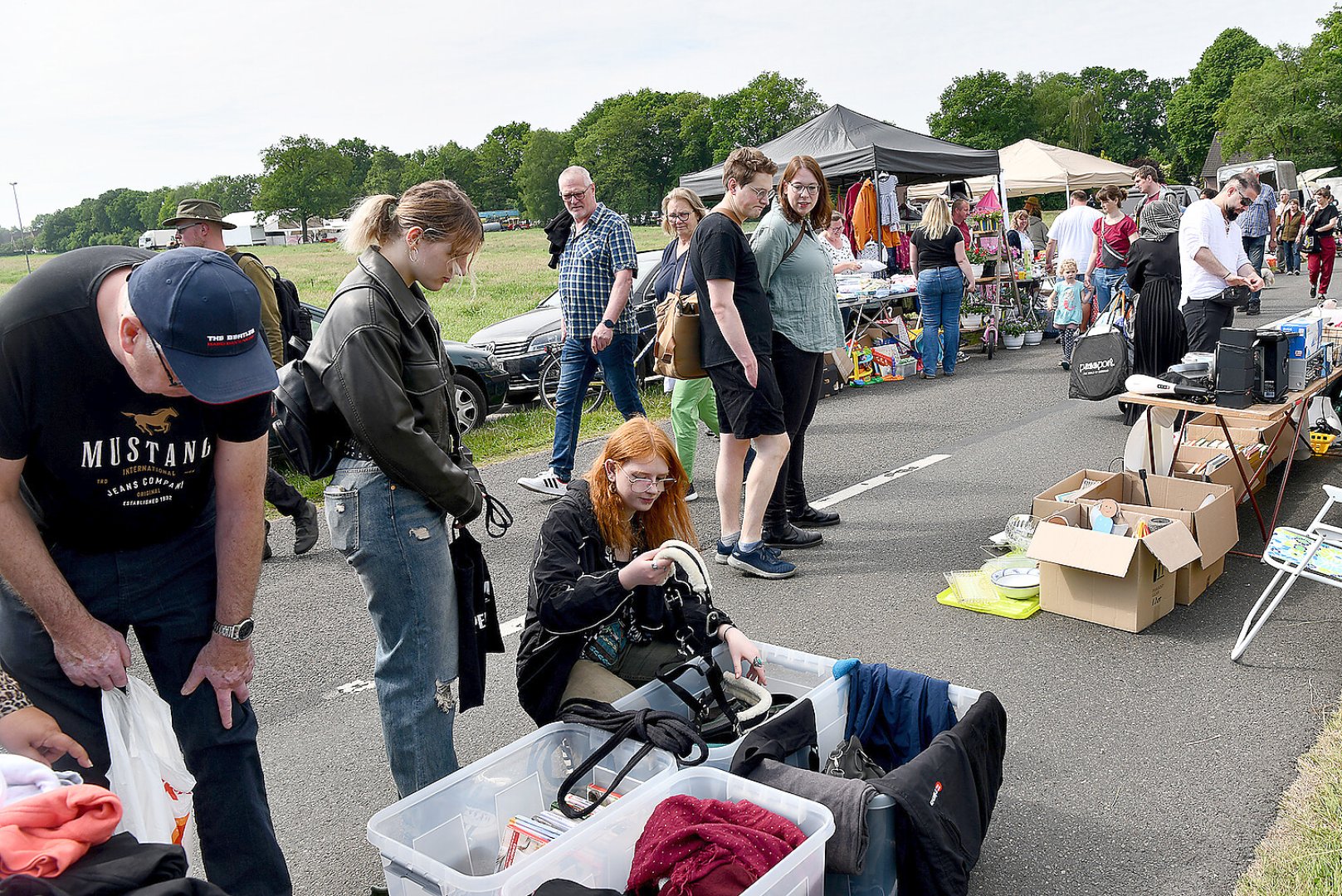 Bummeln und Feilschen beim Flohmarkt in Schwerinsdorf - Bild 26