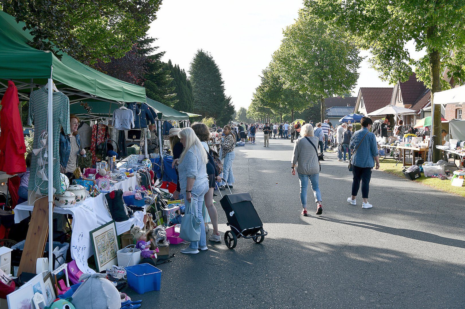 Jannburger Weg in Wiesmoor wurde zur Flohmarktmeile - Bild 3