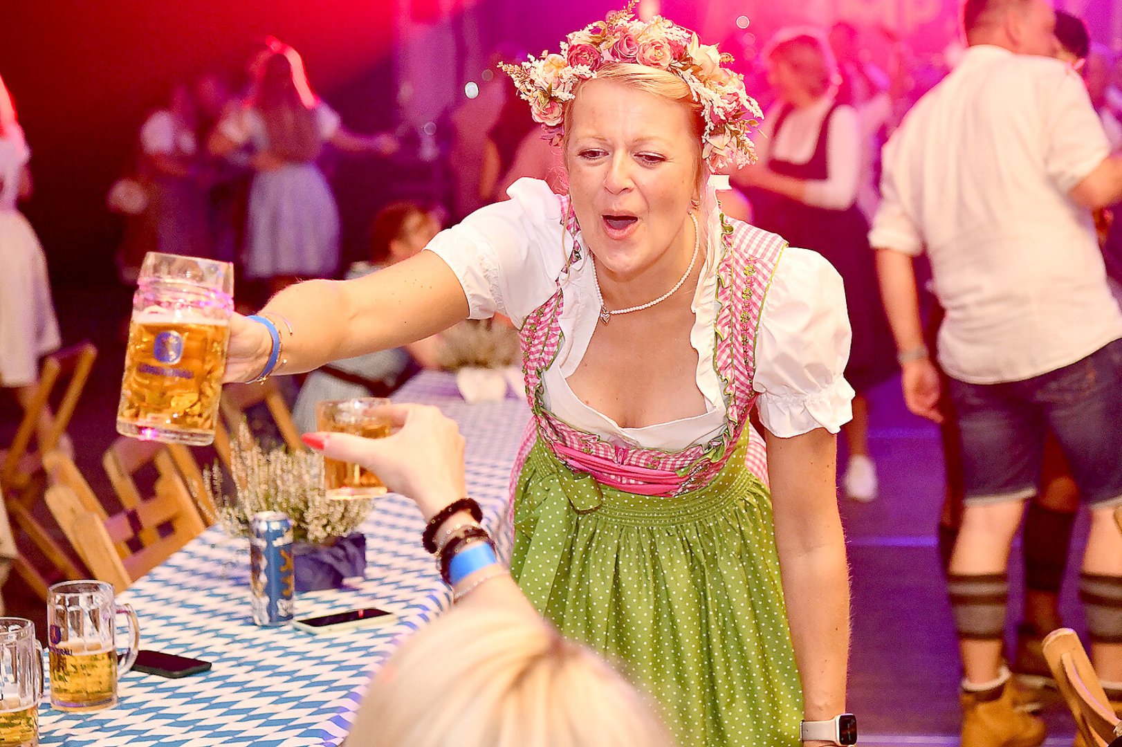 Stimmung bei Oktoberfest in Holtland steigt - Bild 57