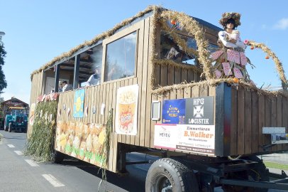 79 Wagen bei Ernteumzug in Völlenerkönigsfehn - Bild 71