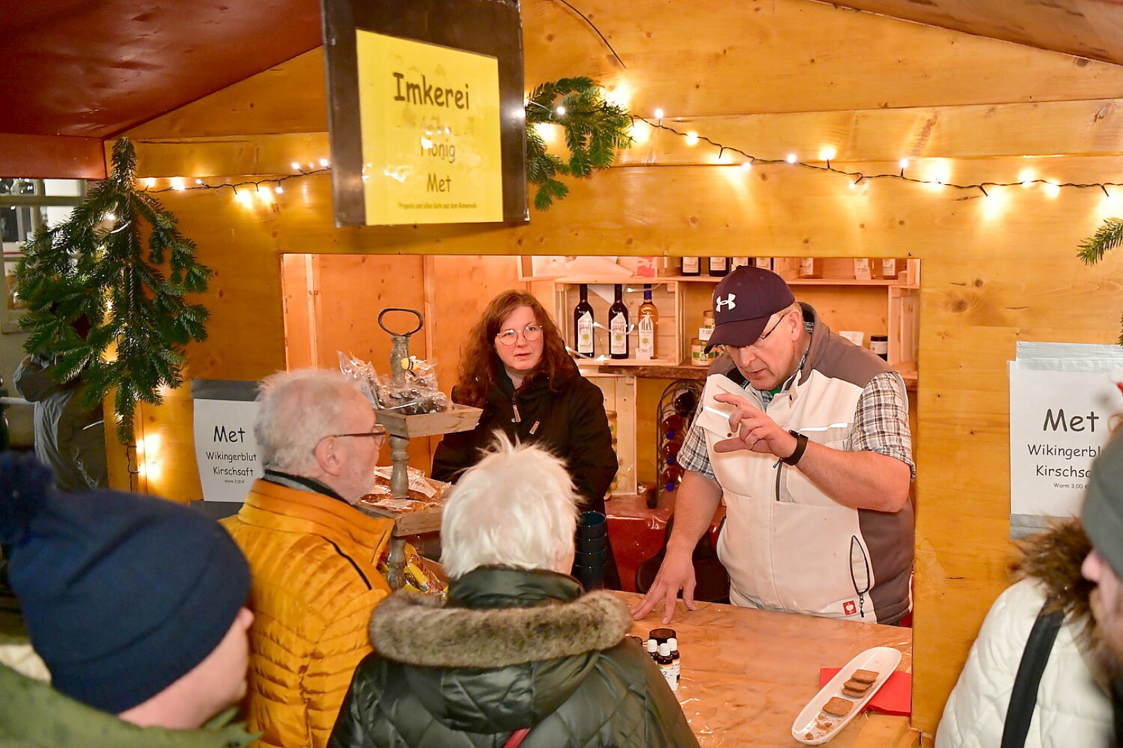 Zu Besuch beim "Lüttje Greetmer Wiehnachtsmarkt" - Bild 7