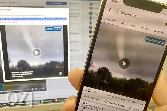 Tornado in Ostfriesland gesichtet - Ostfriesen-Zeitung