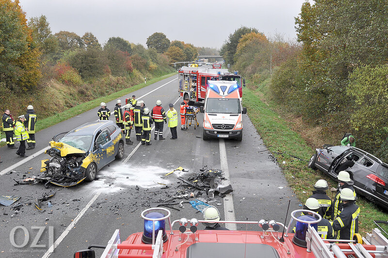 Zwei Verletzte Bei Schwerem Unfall Auf Der B72 - Ostfriesen-Zeitung