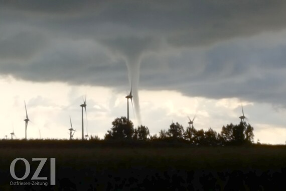 Landkreis Aurich: Tornado beobachtet - Ostfriesen-Zeitung