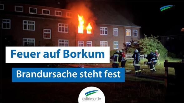 Feuer auf Borkum: Es war Brandstiftung