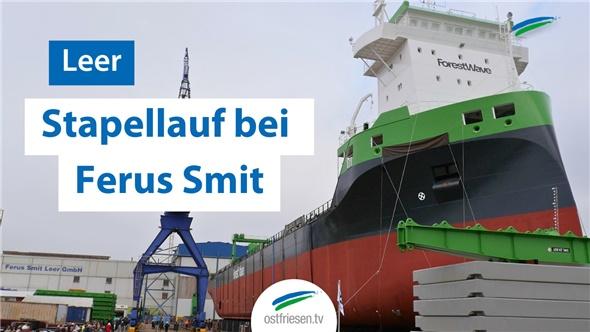 Stapellauf der „FWN Antarctic“ bei Ferus Smit in Leer