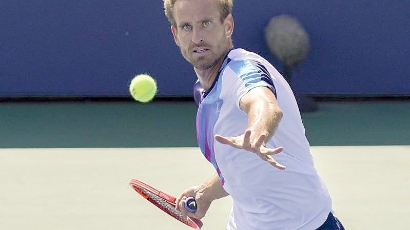 Peter Gojowczyk erreichte in New York das Achtelfinale. Foto: Seth Wenig/AP/dpa