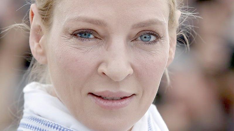 Uma Thurman. Foto: Alastair Grant/AP/dpa