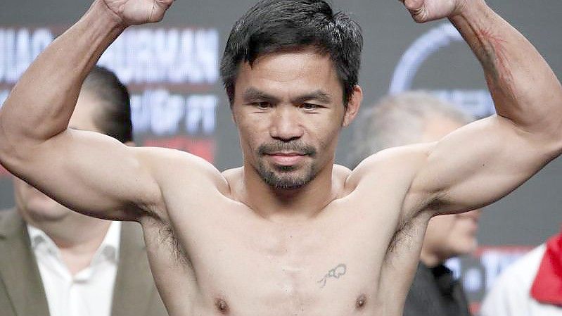 Der philippinische Boxer Manny Pacquiao hört mit dem Profisport auf. Foto: John Locher/AP/dpa