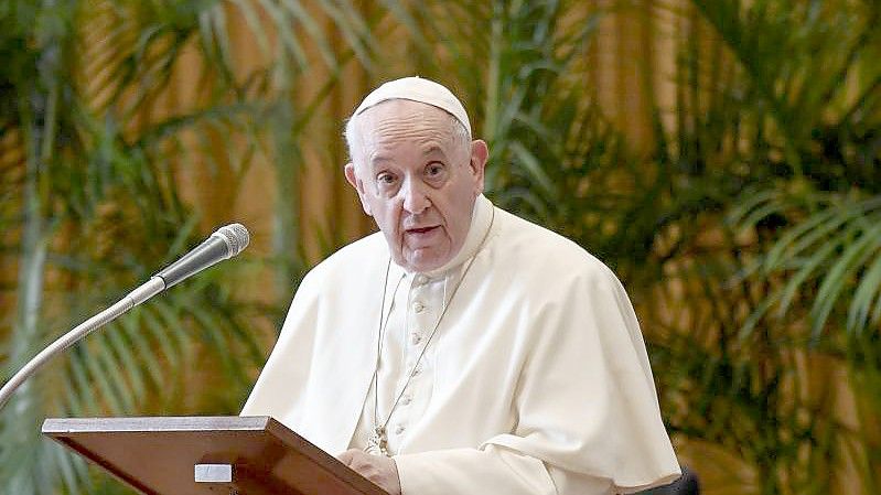 „Ein Moment der Schande“: Papst Franziskus. Foto: Alessandro Di Meo/Pool ANSA/AP/dpa