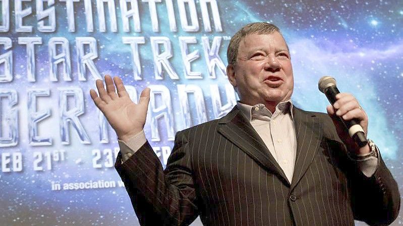 Schauspieler William Shatner fliegt ins All. Foto: picture alliance / dpa