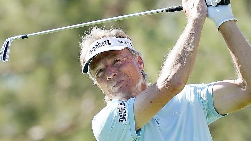 Gewinnt zum sechsten Mal die Gesamtwertung der PGA Champions Tour: Bernhard Langer. Foto: Ross D. Franklin/AP/dpa