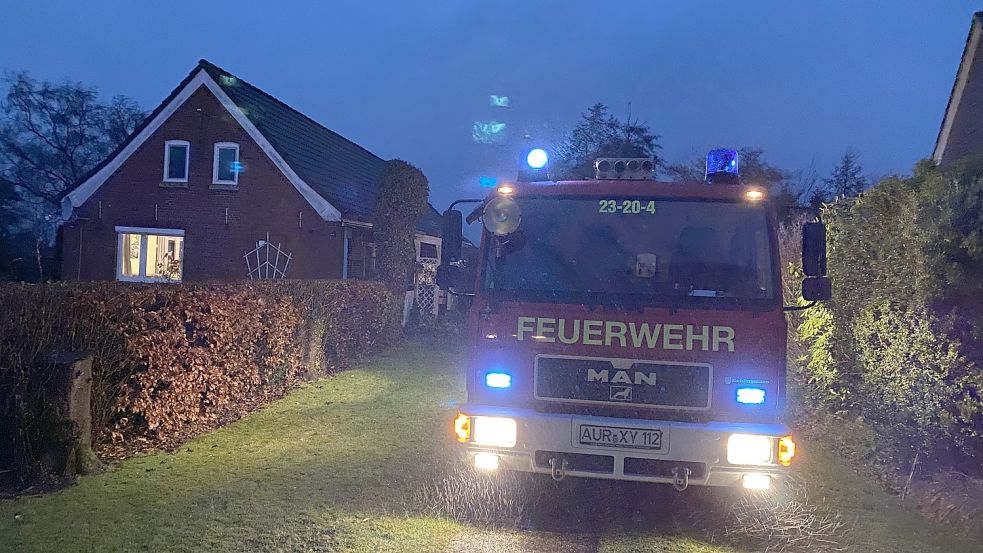 Die Feuerwehr ist zu einem Einsatz nach Victorbur ausgerückt. Foto: Janssen/Feuerwehr