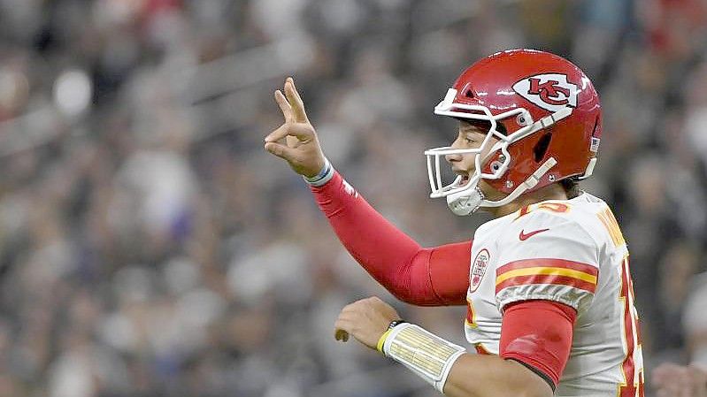 Will sein Team zum Titel führen: Kansas City Chiefs Quarterback Patrick Mahomes. Foto: David Becker/FR170737 AP/dpa/Archivbild