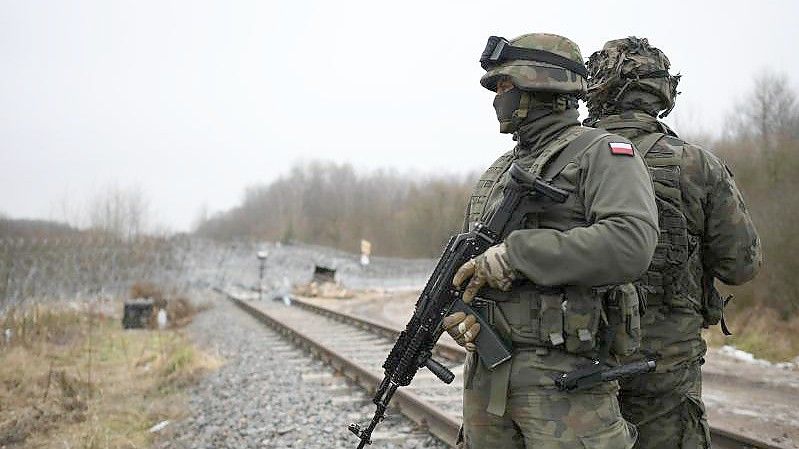 Zehntausende Migranten versuchten 2021, von Belarus nach Polen zu kommen. Foto: Marcin Obara/PAP/dpa/Archivbild