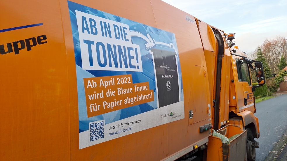 Ab April wird Altpapier im Landkreis Leer in Tonnen entsorgt. Die Auslieferung der Tonnen erfolgt bereits ab kommender Woche. Foto: Ammermann