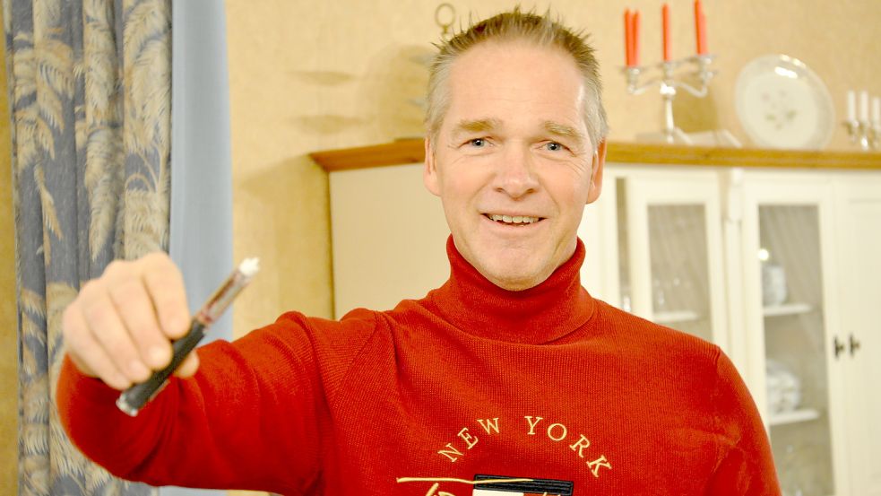 Seit über 25 Jahren hat Rainer Löhmann seinen Diabetes-Pen durchgehend dabei. Foto: Kierstein