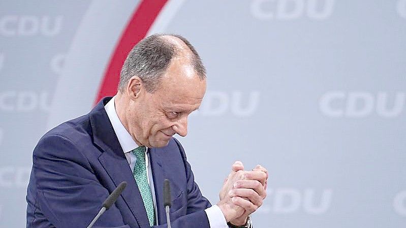 Der neue CDU-Chef Friedrich Merz beim Parteitag vor rund anderthalb Wochen. Foto: Michael Kappeler/dpa