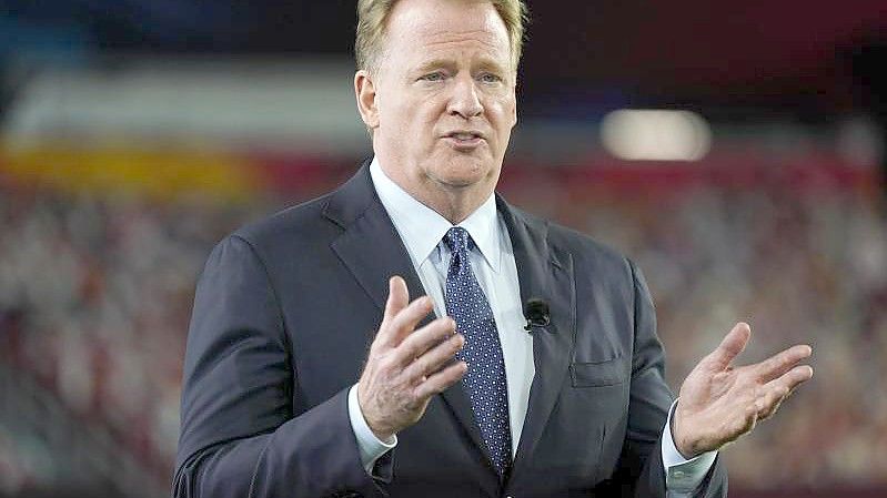 NFL-Boss Roger Goodell. Foto: Charlie Riedel/AP/dpa