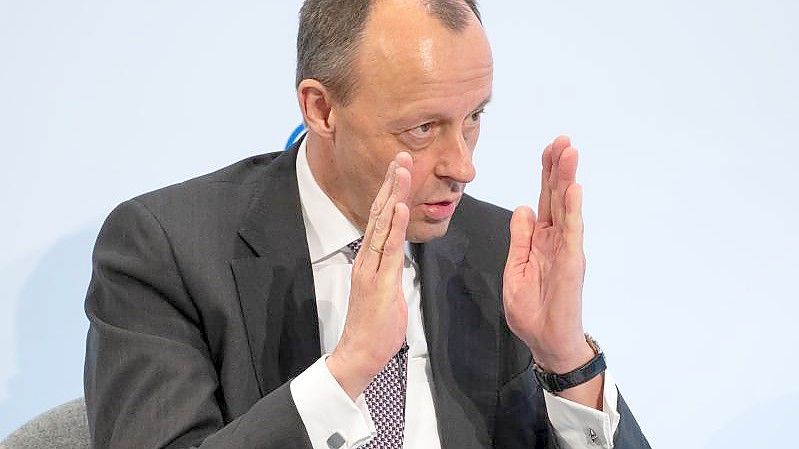 Der CDU-Vorsitzende Friedrich Merz (CDU) hat eine Neuausrichtung der deutschen Außenpolitik gefordert. Foto: Sven Hoppe/dpa