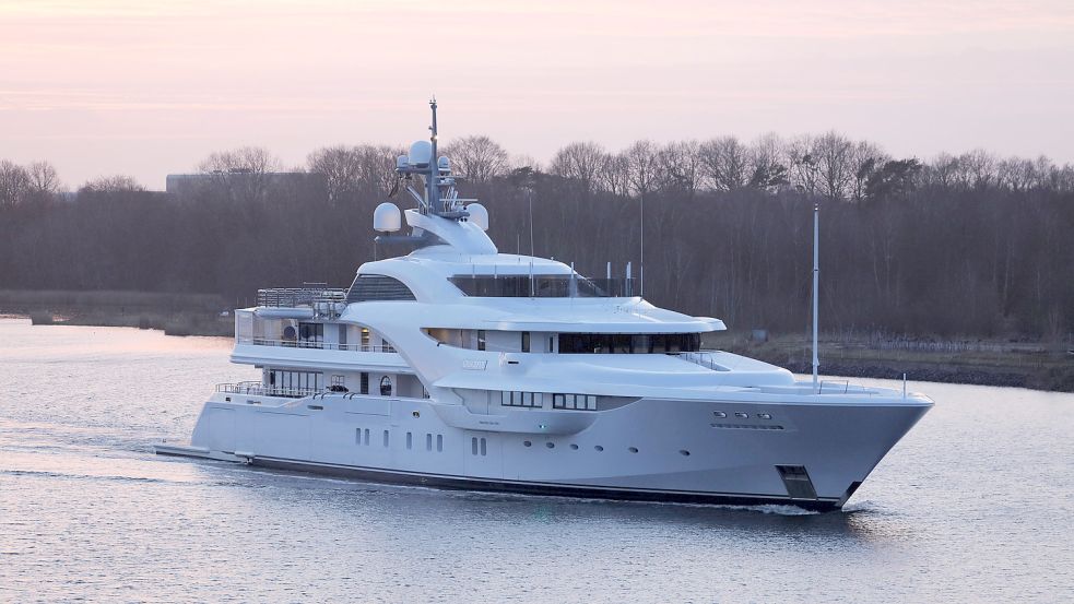 putin yacht nord ostsee kanal