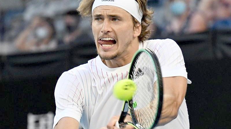 Alexander Zverev will beim Davis Cup in Brasilien siegen. Foto: Dean Lewins/AAP/dpa