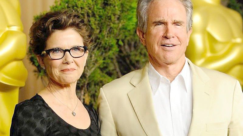 Warren Beatty und Annette Bening sind seit 30 Jahren miteinander verheiratet. Foto: picture alliance / Mike Nelson/EPA/dpa