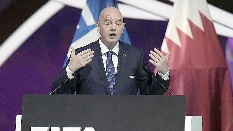 Gianni Infantino möchte wiedergewählt werden. Foto: Hassan Ammar/AP/dpa