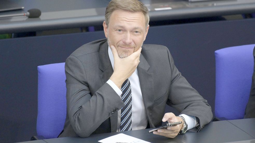 Christian Lindner in der 39. Sitzung des Deutschen Bundestages im Reichstagsgebäude. Berlin, 31.05.2022 *** Christian L Foto: IMAGO/Frederic Kern