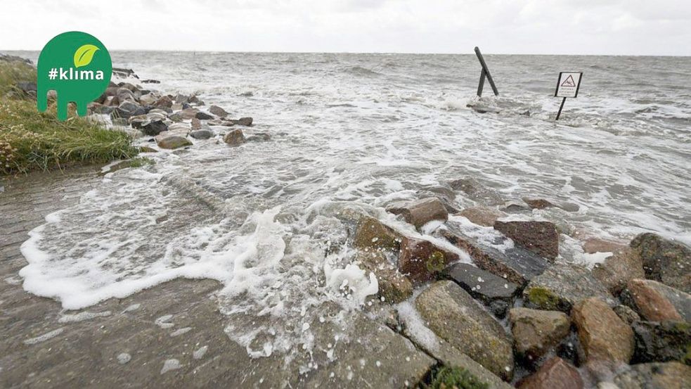 Was wird aus den Halligen, wenn der Meeresspiegel weiter steigt? Schon jetzt hinterlässt der Klimawandel seine Spuren. Foto: imago images/Jannis Große