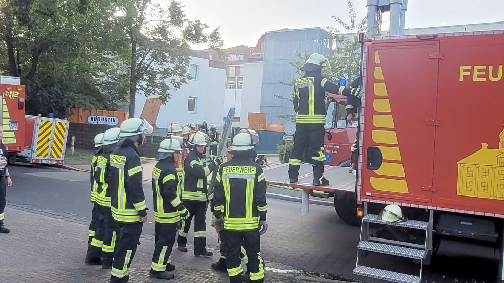 Mitte des Monats rückte die Feuerwehr zu einem Einsatz am Klinikum aus. Foto: Wolters/Archiv