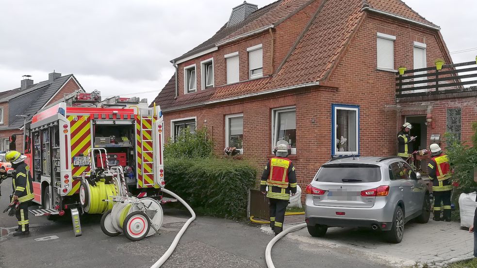 Die Feuerwehr hatte die Rauchentwicklung schnell unter Kontrolle. Foto: Klinke