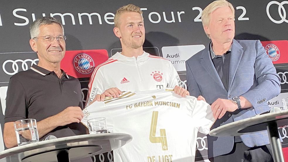 Matthijs de Ligt bringt internationalen Glamour mit zum FC Bayern München. Foto: dpa