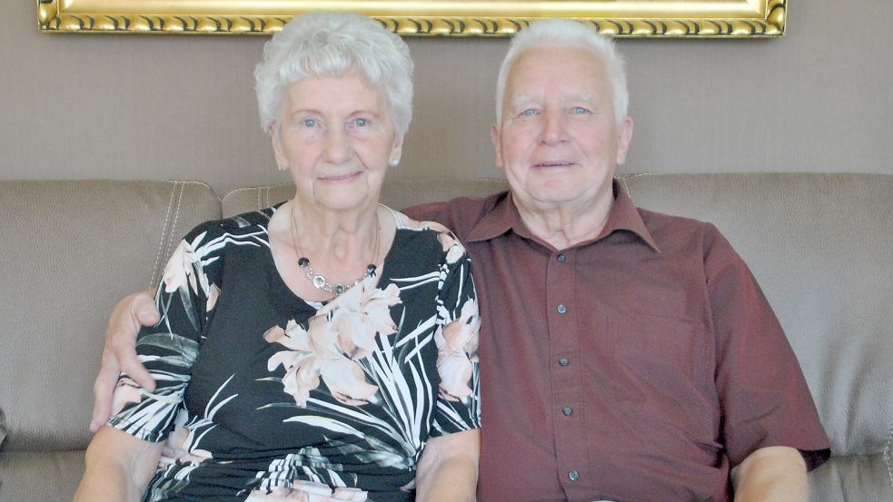 Erna und Bernhard Bohlen feiern diamantene Hochzeit. Foto: Schönig