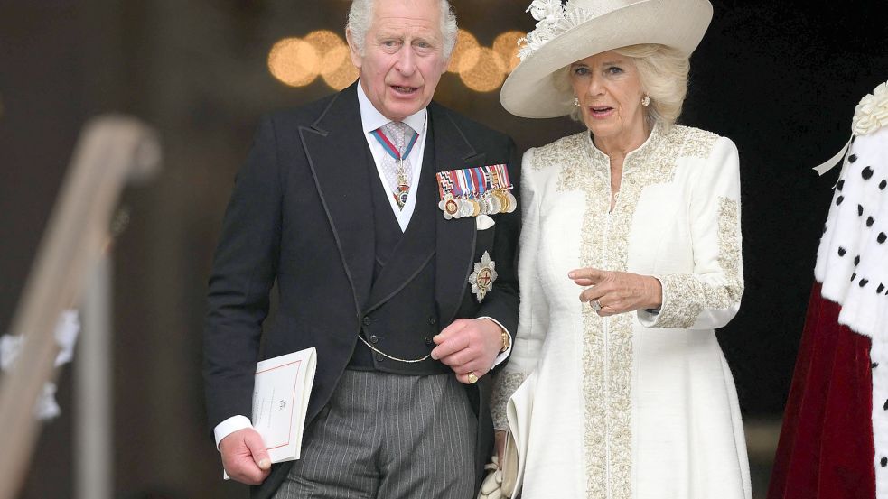 King Chales III. ist der neue Monarch von Großbritannien. Seine Frau Camilla wird dadurch zur Queen Consort. Foto: AFP/DANIEL LEAL