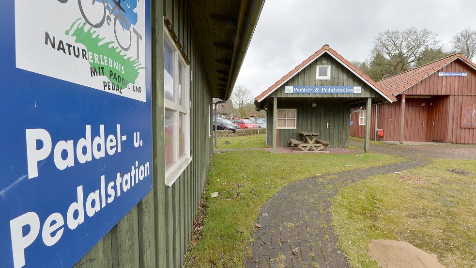 Die Paddel-und-Pedal-Station in Remels sucht einen neuen Betreiber. Foto: Archiv/Ortgies