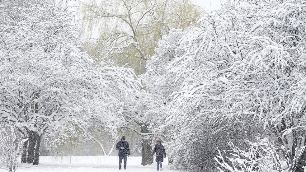 Schnee in Polen Foto: Czarek Sokolowski