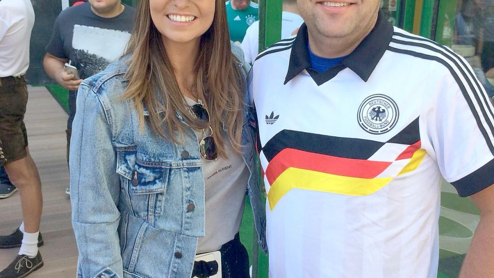 Henning Niemann bei der WM 2018 mit Laura Wontorra. Foto: Niemann