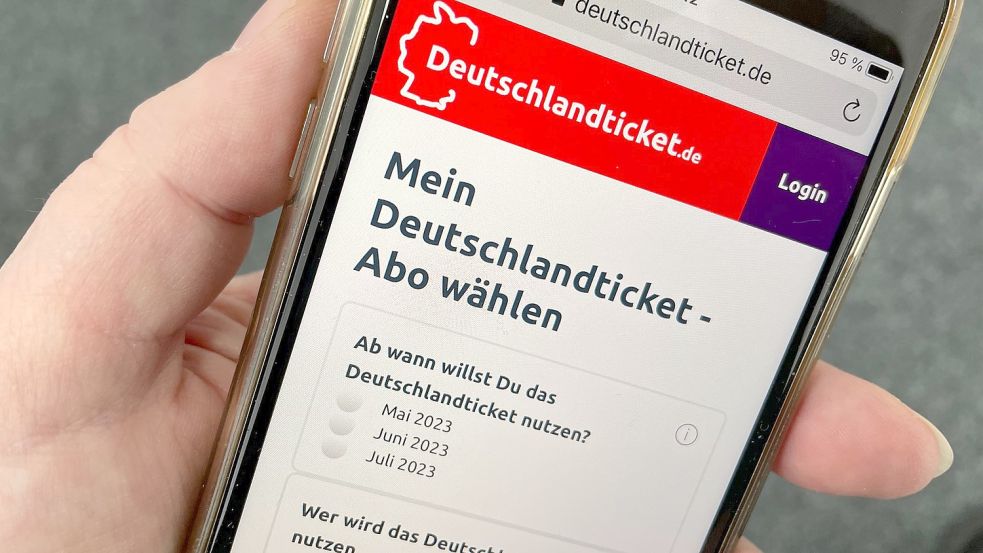 Online kann man das digitale Ticket buchen. Foto: Janßen