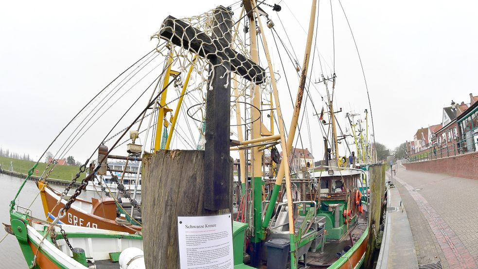 Seit Wochen demonstrieren die Fischer, wie hier in Greetsiel, gegen einen EU-Aktionsplan. Foto: Wagenaar/Archiv