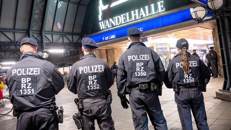 Die Einsatzkräfte der Bundespolizei sind zuständig für Gefahren und Verbrechen an Bahnhöfen, so wie hier in Hamburg. Sie würden lieber erwachsene Verbrecher aufspüren, als das Leben von spielenden Kindern zu retten. Foto: Daniel Bockwoldt/dpa