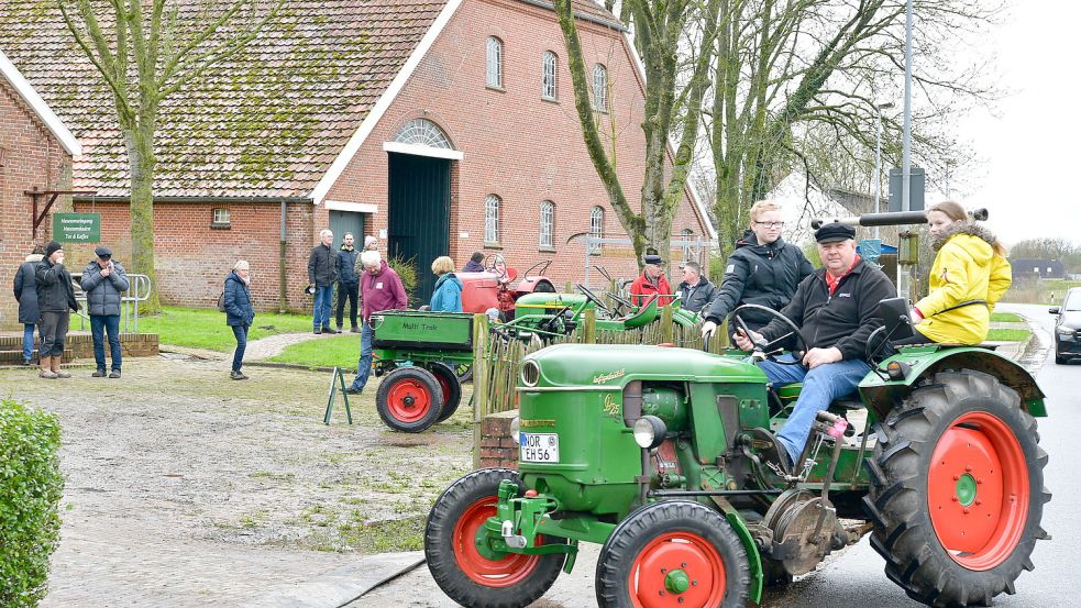 Am Tag der Eröffnung war im Landwirtschaftsmuseum in Campen gut was los. Foto: Archiv/Wagenaar