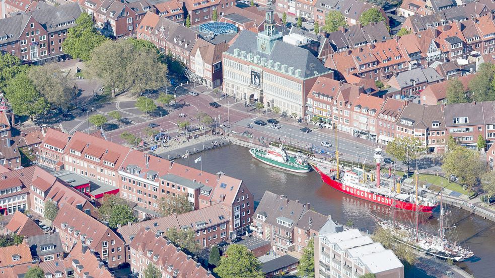 Der Delft in Emden ist das Gesicht der Innenstadt. Für den Bereich möchte die Stadt Emden ein neues Nutzungskonzept erstellen. Foto: Bruns/Archiv