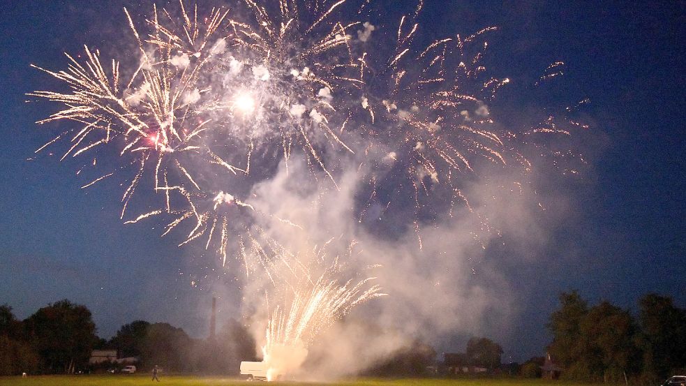 Das Feuerwerk kam sehr gut an. Foto: Stromann