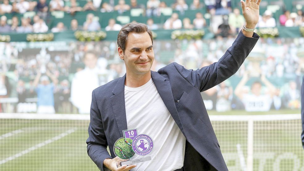 Von den Fans gefeiert und bewundert: Roger Federer Foto: imago/Hasenkopf