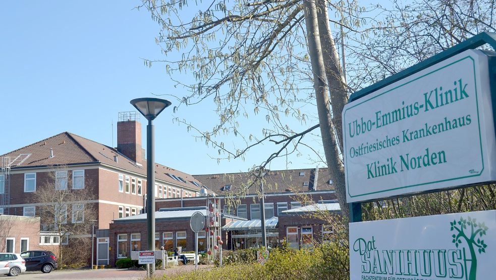 Die Ubbo-Emmius-Klinik in Norden soll zu einem regionalen Gesundheitszentrum werden. Foto: Archiv/Rebecca Kresse