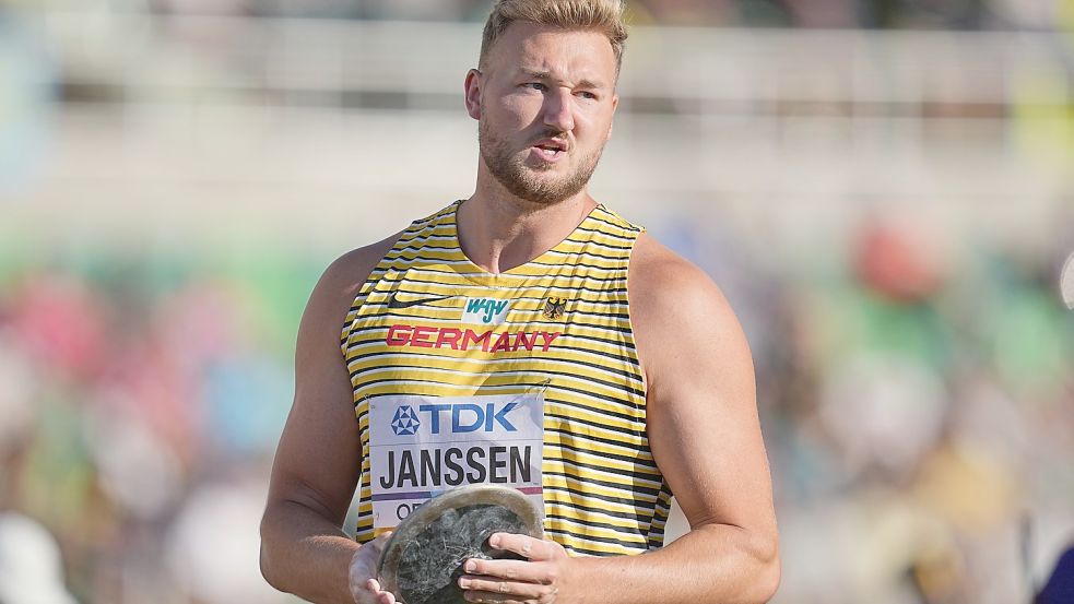 Muskelpaket Henrik Janssen gehört zur erweiterten Weltklasse. Foto: DPA